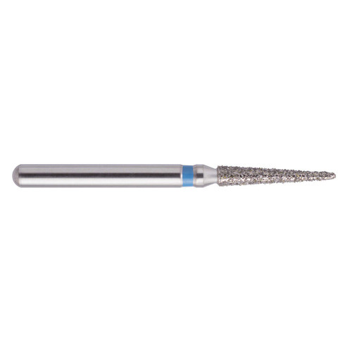 Mark3, Blue Streak Diamond Burs Pointed Cone 859.016 Extra Fine Yellow 5/Pack, 100-D-859-016XF