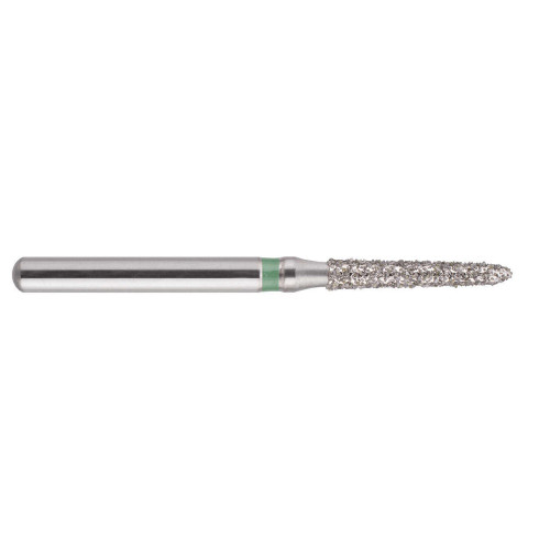 Mark3, Blue Streak Diamond Burs Gingival Curettage 878K.018 Coarse Green 5/Pack, 100-D-878K-018C