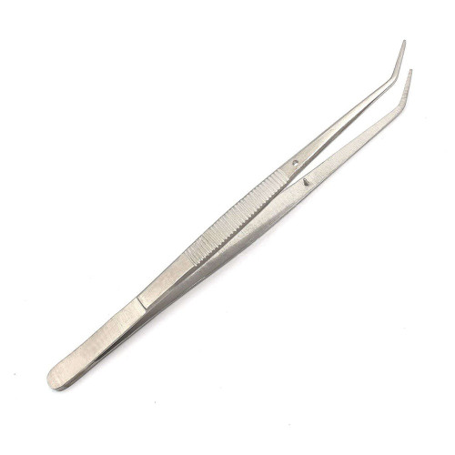 Mark3, Meriam Dressing Pliers Angled Serrated Beaks, 100-in-41131