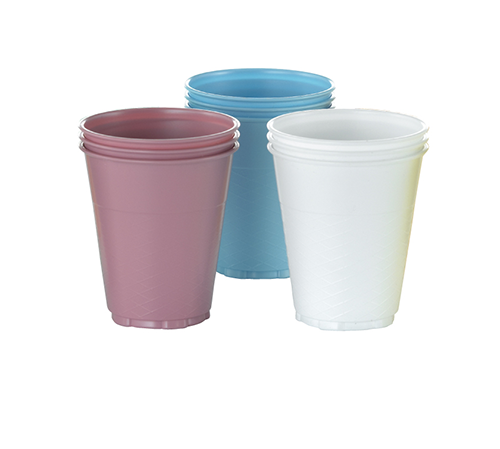 SafeBasics Disposable Plastic Cups, Green