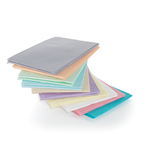 SafeBasics Dry-Back Bibs, 2 Ply, 500 Pcs., Yellow