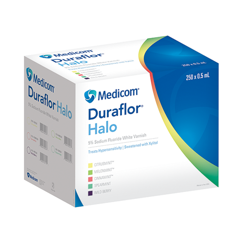 Duraflor Halo Varnish Halo Unidose, Spearmint, White, 250 Units