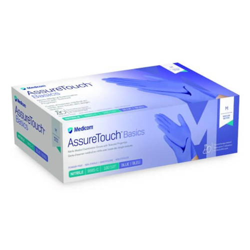 AssureTouch Basics Nitrile Gloves, 100/Box, Medium