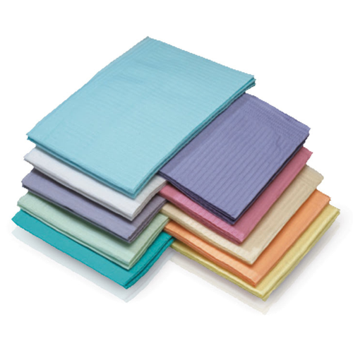 Safebasics Dry Back Bibs 3 Ply, 13" x 18", 500/Box, Beige