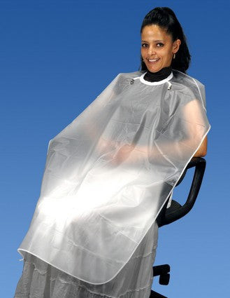 Plastic Knee Length Patient Throw, 27" x 44", Blue