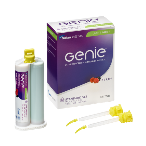 Genie Light Body Standard Set 2x50ml Cartridges & Tips (Dentsply - 77615) - exp. 01/2027