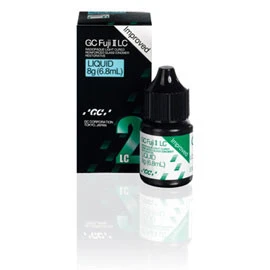 GC Fuji II LC - Liquid Only, Light-Cure Resin Reinforced Glass Ionomer Restorative, 6.8 mL Bottle. - exp. 12/2027