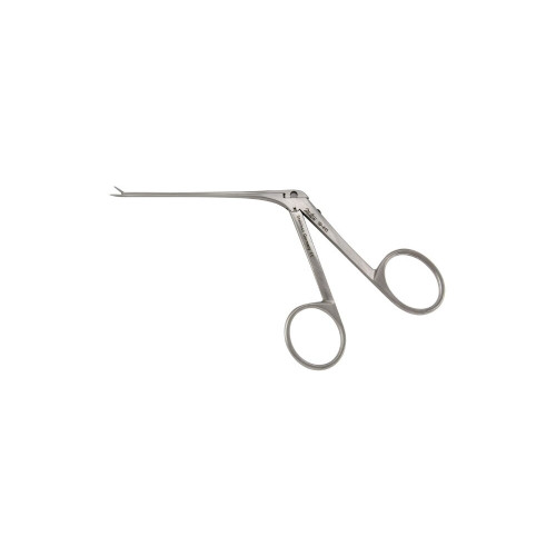Miltex, House Ear Forceps 3-1/4 Shaft, Mini Oval Cup, ANG Lt, 19-421