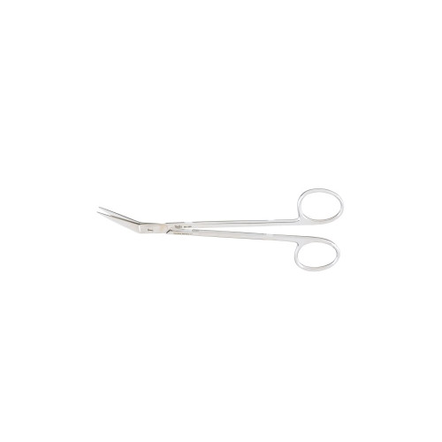 Miltex, Locklin Scissors, 6-1/4, ANG On Side, One SERR Blade, 5D-328