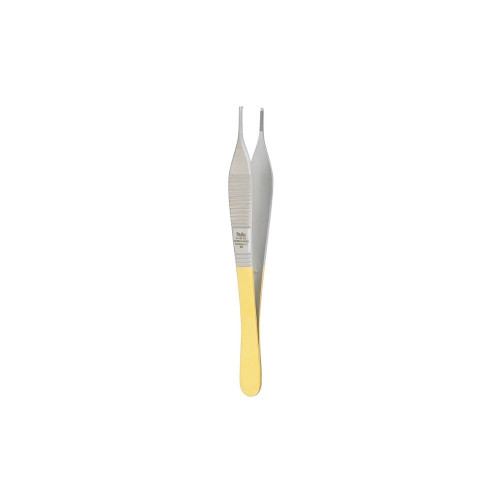 Miltex, Adson Tissue FCPS 4-3/4, TC, 1X2Teeth, Tying Platform, 6-123TC