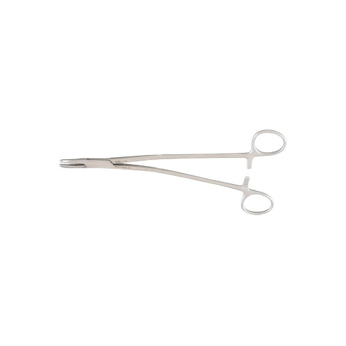 Miltex, Stratte Needle Holder 9, Double-Curved, Bent Shanks, 8-102