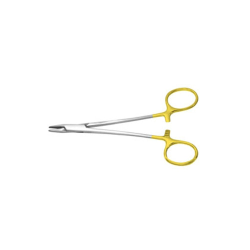 Miltex, Baumgartner Needle Holder, 5-7/8, TC, Satin, PM-2110