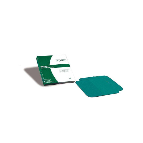 Keystone, (MD) Prehma Dam 6X6 .14Mm Thin Green ( Bx x 36 ), 26-00811