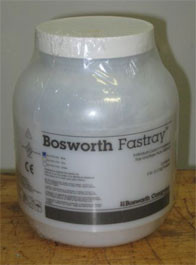 Bosworth FASTRAY Powder, Blue – Self-Curing Acrylic Tray Material For Dental Labs, 1 Lb