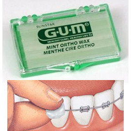 Cire Orthodontique Dentaire - 10 Bâtons Parfum Original - Pour Appareil Et Irritations