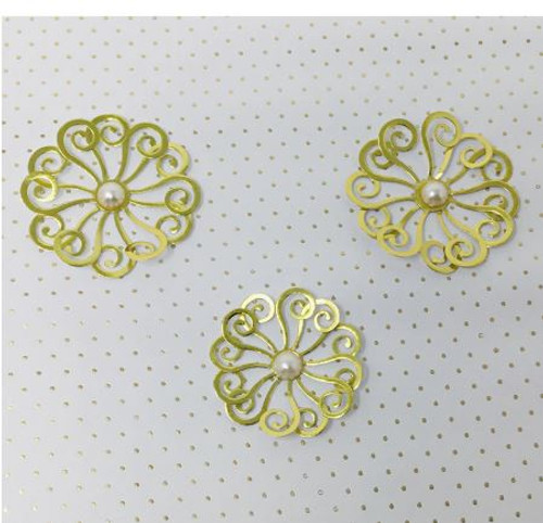 Nicole - 3pcs/Set Swirl Flowers Metal Cutting Dies Nicole - 3pcs/Set Swirl Flowers Metal Cutting Dies