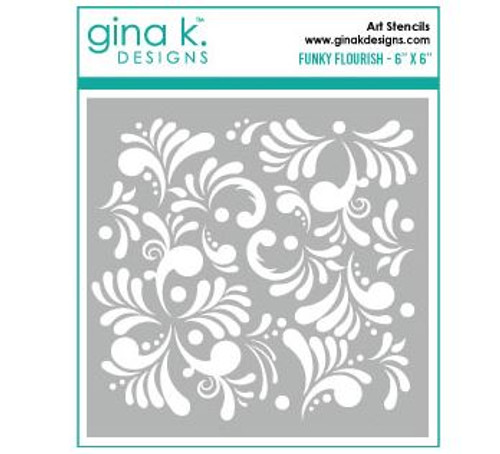 Gina k. DESIGNS - Art Stencil (flere valg)