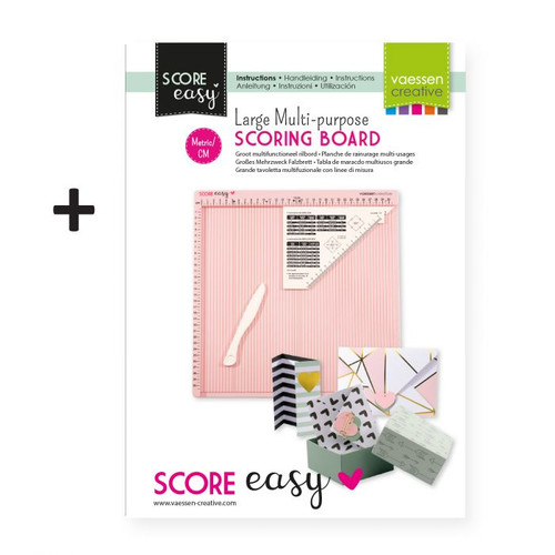 Vaessen Creative - Score Easy board CM/Metric roze