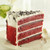 Iced Red Velvet Cake (1 Count)