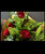 6 Red Roses with greenery