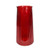 Astrid Graduated Glass Vase - Red - H32cm