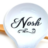 Nosh Spoon rest, hostess gift, Judaica, jewish home