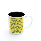 I Came I Saw mug, middle aged, birthday mug, funny adulting