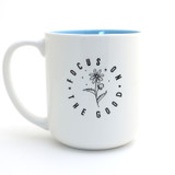 Good Things Are Going To Happen mug, mini mandala positive affirmation