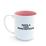 Cats Make Me Feel less Murdery mug, cat mom, funny cat mug