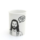 Jesus pencil holder, brush cup, pen and pencil holder, Easter gift