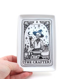 The Crafter, Tarot card dish,  gift for artist, maker, craft lover