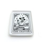 The Crafter, Tarot card dish,  gift for artist, maker, craft lover