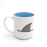 Shark Mug, Shark and Diver, Live Every Week, beach ocean nautical gifts