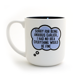 Professional Overthinker mug, anxiety, introvert, funny mug
