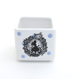 Alice in Wonderland mini planter, small succulent planter