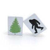 Bigfoot salt and pepper shakers, Sasquatch, yeti, cryptid