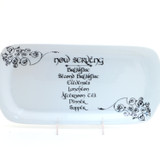 Lord of The Rings Oblong platter, Second Breakfast, Hobbit