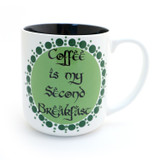 Coffee is my Second Breakfast Hobbit Mug
