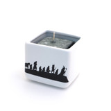Hobbit Lord of the Rings Candle Holder with pine scented candle