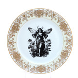 Fairy vintage upcycled 10" Dinner Plate Program