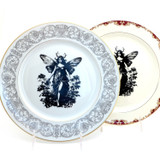 Fairy vintage upcycled 10" Dinner Plate Program