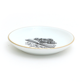 Just One More Chapter Ring Dish,with 22K Gold, ring holder, trinket dish