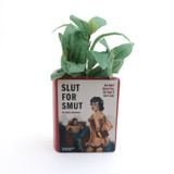 Slut for Smut Book pencil holder, vase, gift for reader, spicy romance lover
