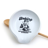 Baking not Murder Spoon rest, funny gift for baker, cooking