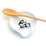 Frog Spoon rest, funny gift for cook