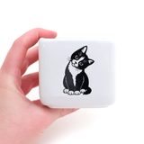 Cat Mini planter or candle holder, Cute Kitty, Gift for Cat lover