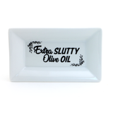 Extra Slutty Flared Rim Olive Oil dipping dish, olive dish