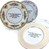 Cereal For Dinner vintage upcycled 7.5" Plate Program