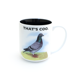 Pigeon mug, gift for bird lover city urban dweller