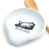 Fat Cat Spoon rest, Skin and Bones